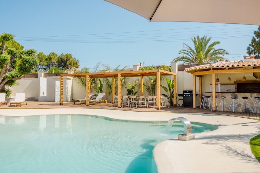 Piscine resort vue mer Costa del Sol